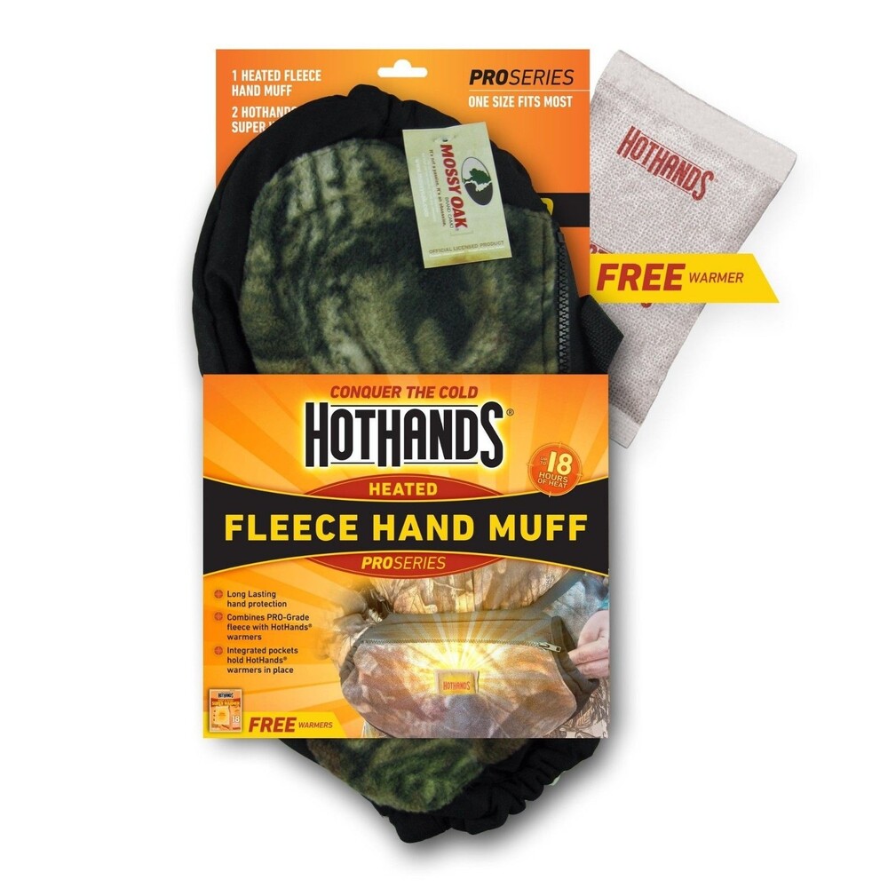 HotHands 3 in 1 HandMuff, Mossy Oak Outdoorsman - Brand New
